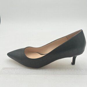 YDN Women Low Kitten Heel Pumps Pointed Toe Dress Shoes for Office Lady